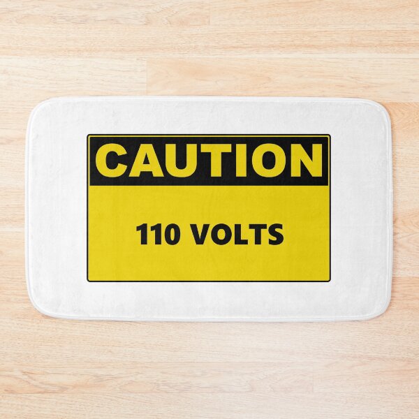Item preview, Caution 110 Volts designed and sold by Burritoless.
