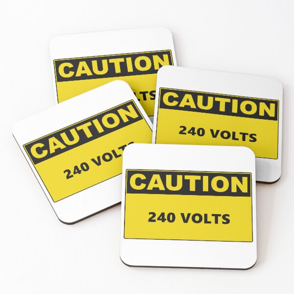 Item preview, Caution 240 Volts designed and sold by Burritoless.