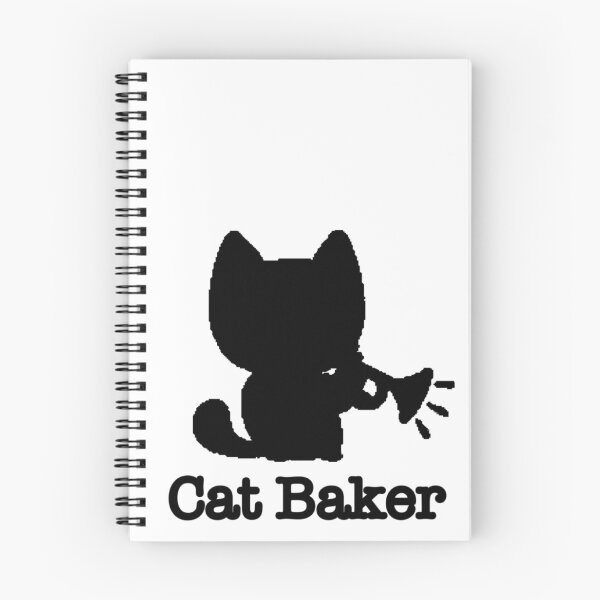 Item preview, Cat Baker — cat trumpet player black and white pocket version designed and sold by Oqueartecura.
