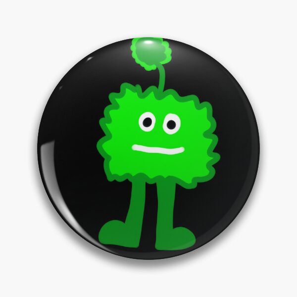 Item preview, Cute Fuzzy Green Monster designed and sold by RepeatCandy.