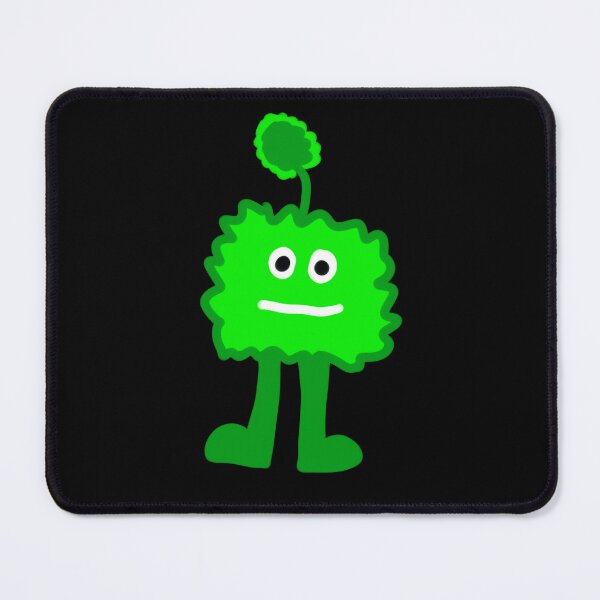 Item preview, Cute Fuzzy Green Monster designed and sold by RepeatCandy.