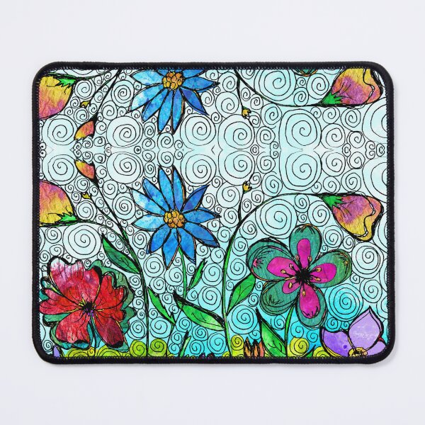 Item preview, Garden Medley Colorful Botanical Flower Art designed and sold by Sharon Cummings Art.