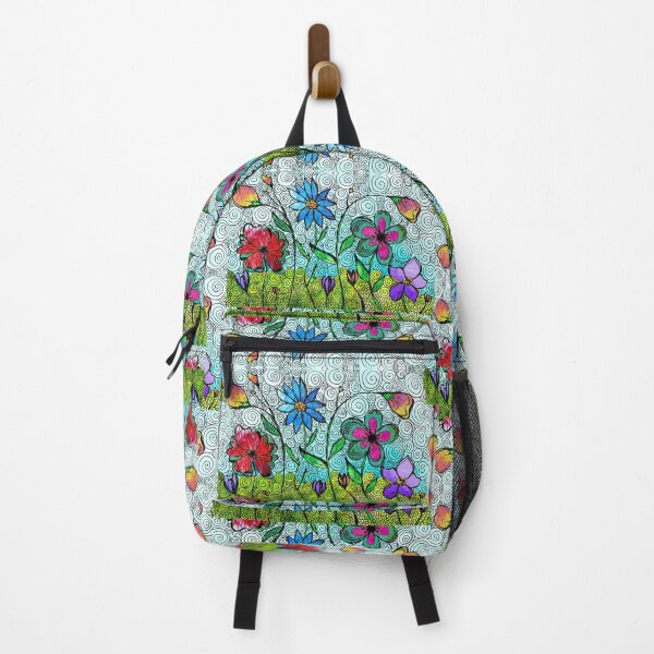 Item preview, Garden Medley Colorful Botanical Flower Art designed and sold by Sharon Cummings Art.