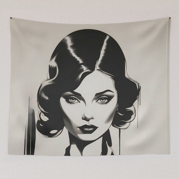 Item preview, Vision in Velvet A Monochrome Mélange of Mystery designed and sold by ArtComixHaven.