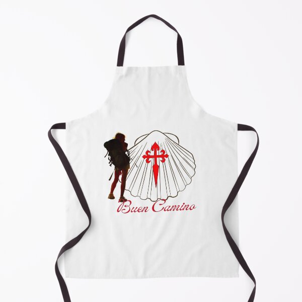 Item preview, Buen Camino de Santiago Female Pilgrim Scallop Shell Cross of Saint James designed and sold by Brasilia.