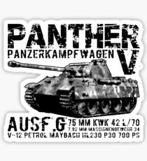 Panther Tank Sticker
