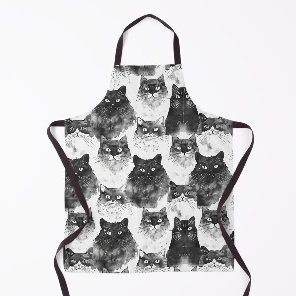 Item preview, Black and White Puddy Cats Digital Pattern  designed and sold by zolarche.