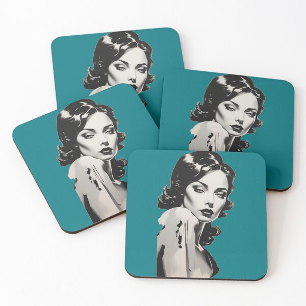 Item preview, Whispers of Noir Elegance Draped in Monochromatic Silk designed and sold by ArtComixHaven.