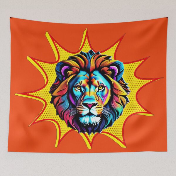 Item preview, Lion Popart designed and sold by clarazen.