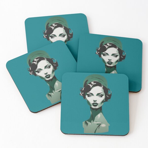 Item preview, Emerald Gaze: Vivid Elegance in Splashes of Green designed and sold by ArtComixHaven.