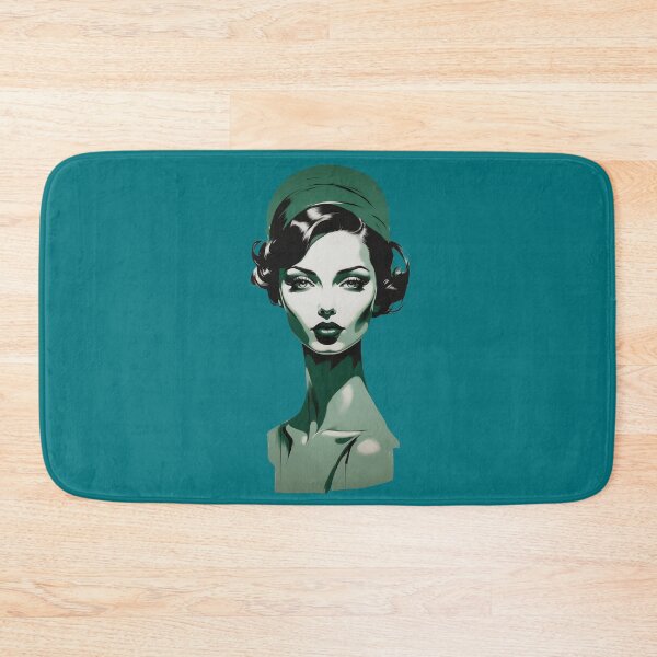Item preview, Emerald Gaze: Vivid Elegance in Splashes of Green designed and sold by ArtComixHaven.
