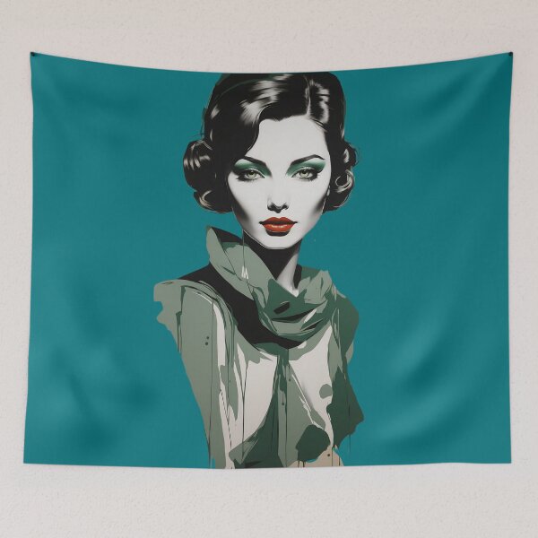 Item preview, Verdant Vision The Allure of Emerald in Art designed and sold by ArtComixHaven.
