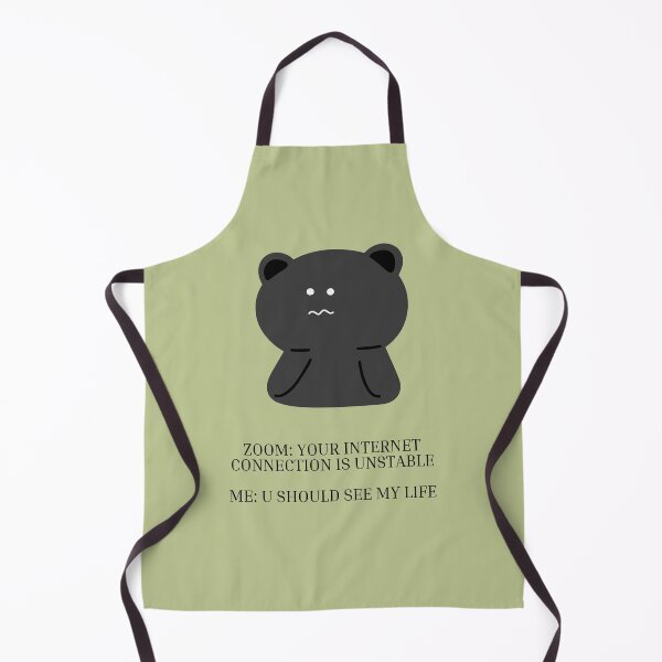 Item preview, You should see my life | Black Bear - Cartoon Style designed and sold by RM-Journey.