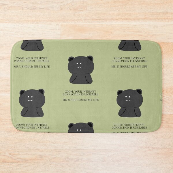 Item preview, You should see my life | Black Bear - Cartoon Style designed and sold by RM-Journey.