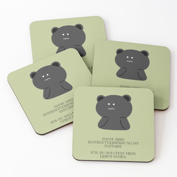 Item preview, Du solltest mein Leben sehen | Black Bear - Cartoon Style designed and sold by RM-Journey.