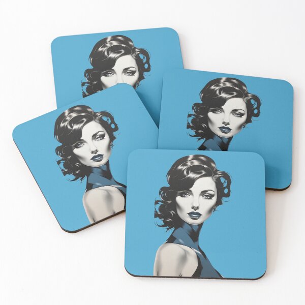 Item preview, Azure Infusion Monochromatic Grace with a Blue Boldness designed and sold by ArtComixHaven.