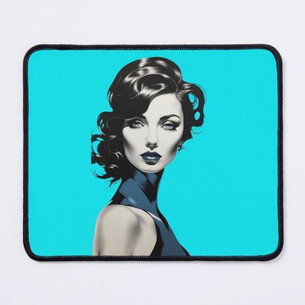 Item preview, Azure Infusion Monochromatic Grace with a Blue Boldness designed and sold by ArtComixHaven.