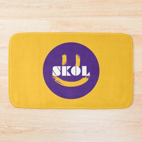 Item preview, JJ: SKOL SMILEY (Purple & Yellow) designed and sold by damgoodgame.