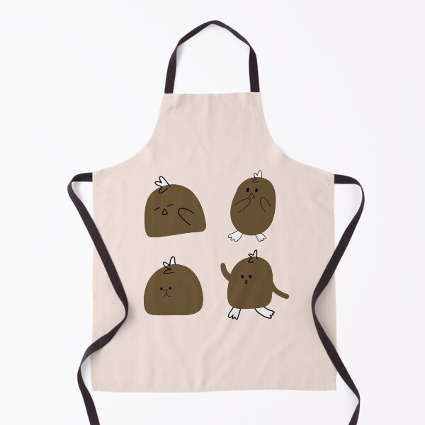 Item preview, Set of Four Cartoon Chickens with Funny Expressions | Pink Background designed and sold by RM-Journey.