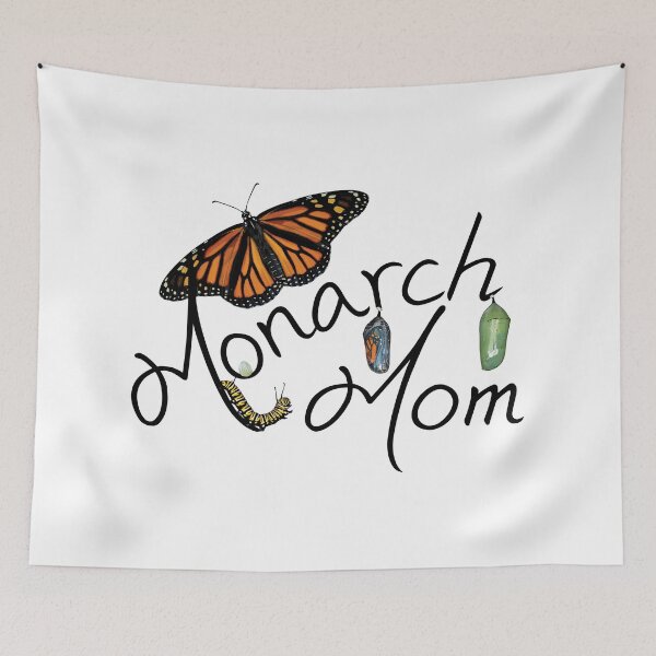 Item preview, Monarch Mom with Butterfly Caterpillar Chrysalis Egg Lifecycle designed and sold by Carleah Unique.