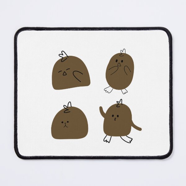 Item preview, Set of Four Cartoon Chickens with Funny Expressions designed and sold by RM-Journey.