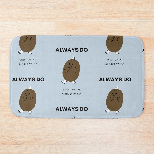 Item preview, Always do what you're afraid to do | Cartoon Chicken with Cute Expression designed and sold by RM-Journey.
