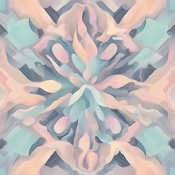 Artwork thumbnail, Pastel Abstract Pattern by AAA613