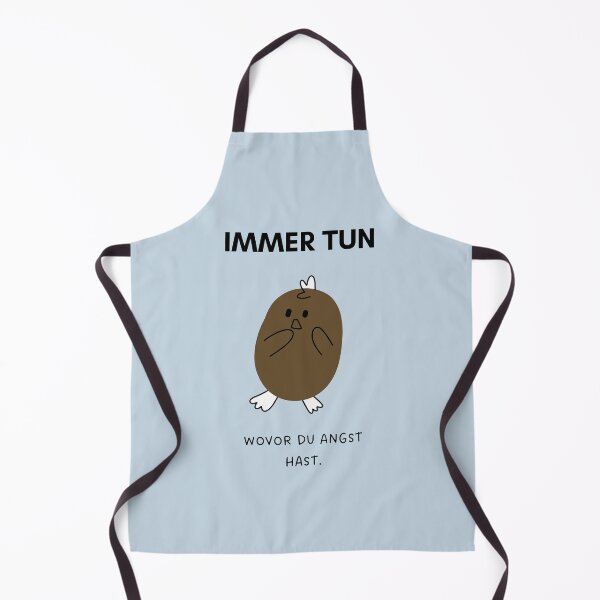 Item preview, Tue immer das, wovor du Angst hast zu tun | Cartoon Chicken with Cute Expression designed and sold by RM-Journey.