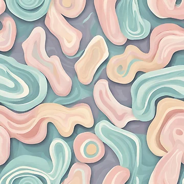 Artwork thumbnail, Pastel Abstract Pattern by AAA613