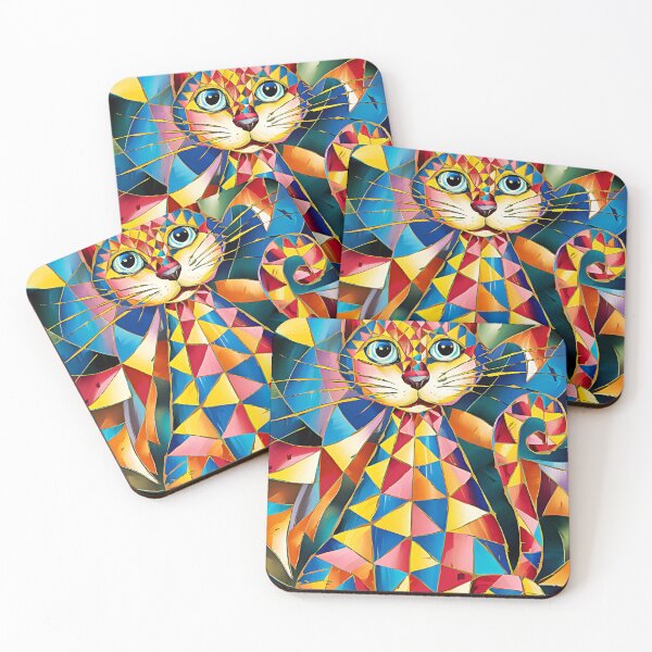 Item preview, Abstract Cat design  designed and sold by BlissfulBlossom.