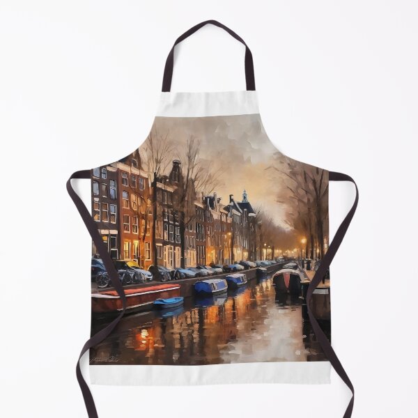 Artikelvorschau, Amsterdam bei Nacht entworfen und verkauft von Island Art Studios.