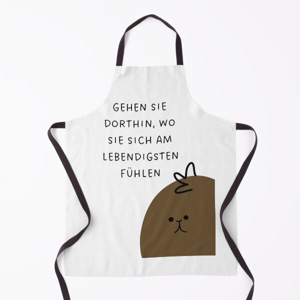 Item preview, Geh dorthin, wo du dich am lebendigsten fühlst | Cartoon Chicken with Cute Expression designed and sold by RM-Journey.