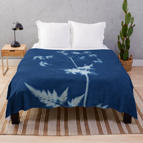 Item preview, Dry Cyanotype Cow Parsley designed and sold by LymphomaLass.