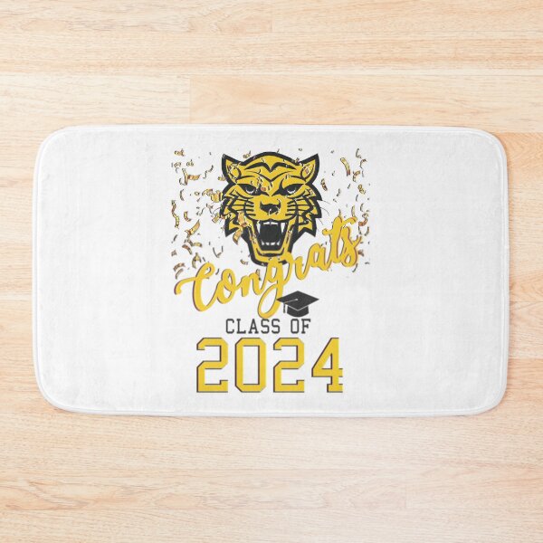 Item preview, Congrats Grad 2024 Gold Black Tiger Art designed and sold by TerScott.