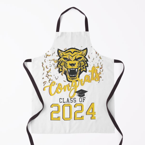 Item preview, Congrats Grad 2024 Gold Black Tiger Art designed and sold by TerScott.