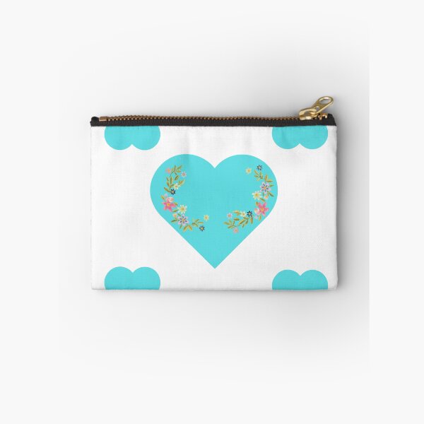 Item preview, Teal Hearts and Flowers Design designed and sold by LemonHorse.