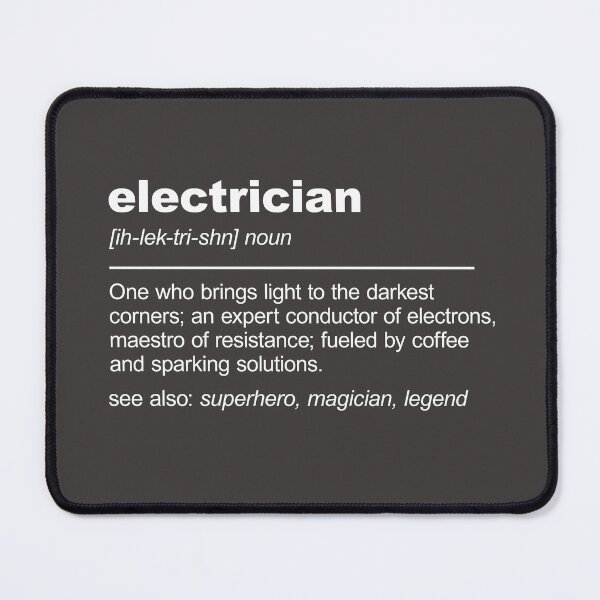 Item preview, Funny Electrician Definition Electric Worker Electrical Expert Wireman designed and sold by stylesip.