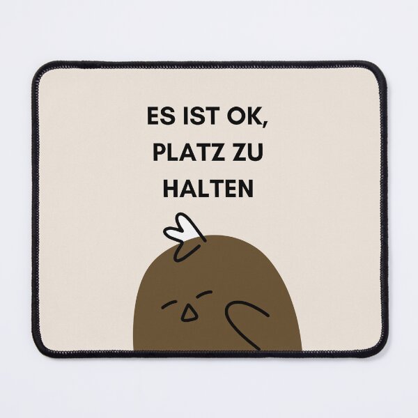 Item preview, Es ist in Ordnung, Raum zu halten | Cartoon Chicken with Cute Expression designed and sold by RM-Journey.