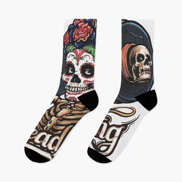 Item preview, Sugar Skull Deadlifting Design designed and sold by Brian Hibbs.