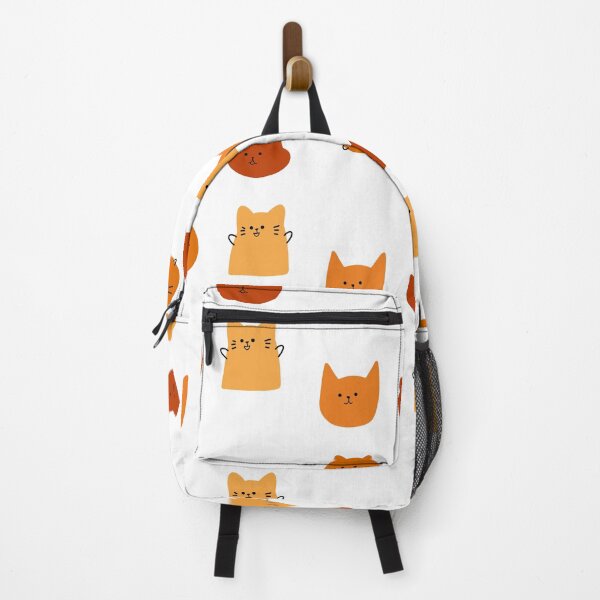 Item preview, Assorted Cute Cartoon Cat Expressions - Orange and Brown Palette | White Background designed and sold by RM-Journey.