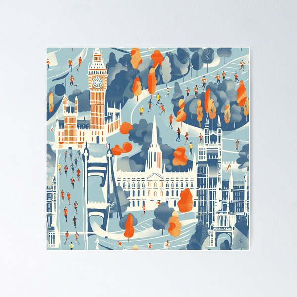 Item preview, London Marathon designed and sold by Vkinsify.
