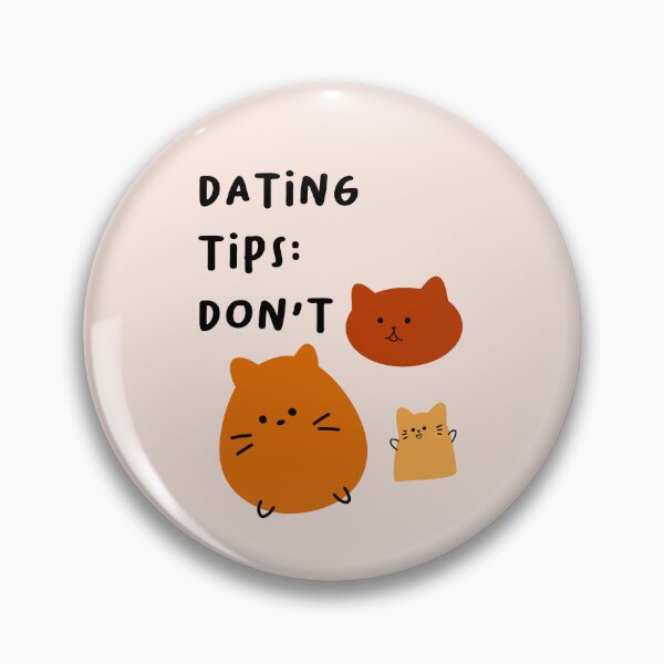 Item preview, Dating tips: don't | Cute Cartoon Cat Expressions designed and sold by RM-Journey.