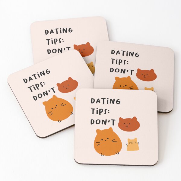 Item preview, Dating tips: don't | Cute Cartoon Cat Expressions designed and sold by RM-Journey.