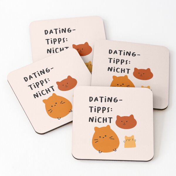 Item preview, Dating-Tipps: Lass es sein | Cute Cartoon Cat Expressions designed and sold by RM-Journey.