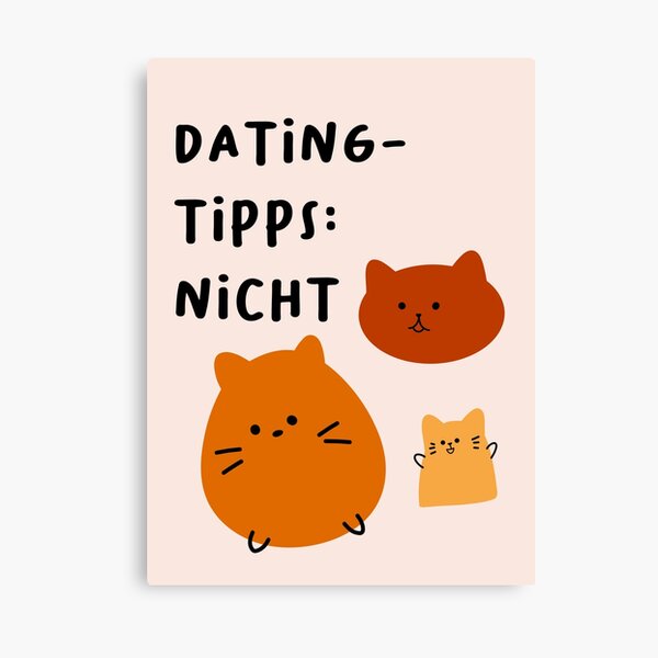Item preview, Dating-Tipps: Lass es sein | Cute Cartoon Cat Expressions designed and sold by RM-Journey.