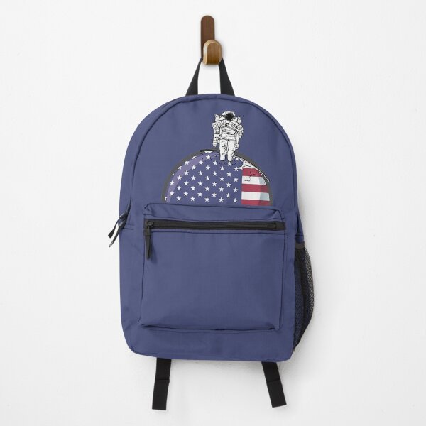 Item preview,  United States Flag Astronaut Moon Landing Moon Graphic designed and sold by edilbertobuitrago.