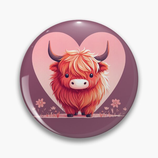 Item preview, Heartfelt Highland: Adorable Cow designed and sold by Slick-Waffles.