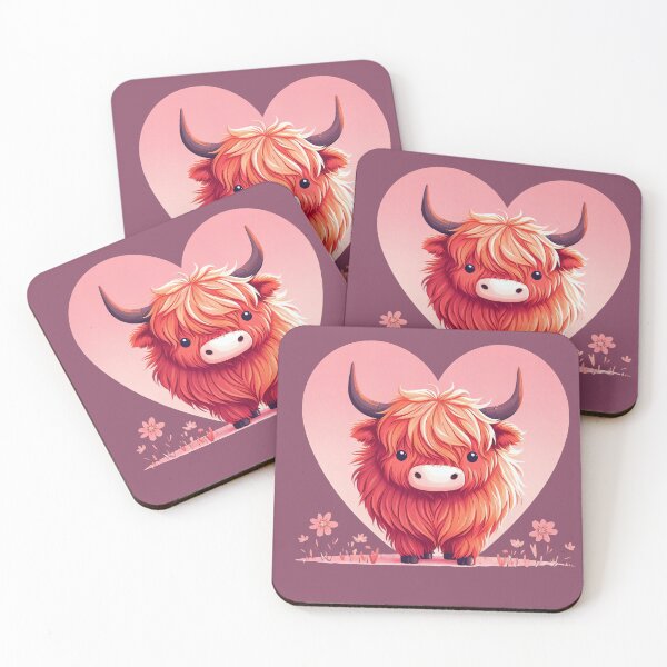 Item preview, Heartfelt Highland: Adorable Cow designed and sold by Slick-Waffles.