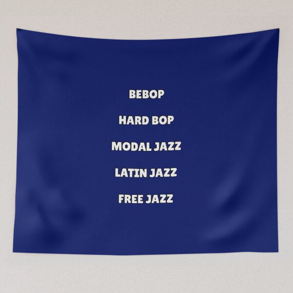 Item preview, Jazz pack - Bebop, Hard Bop, Modal Jazz, Latin Jazz, Free Jazz designed and sold by Inspirationmotivation.