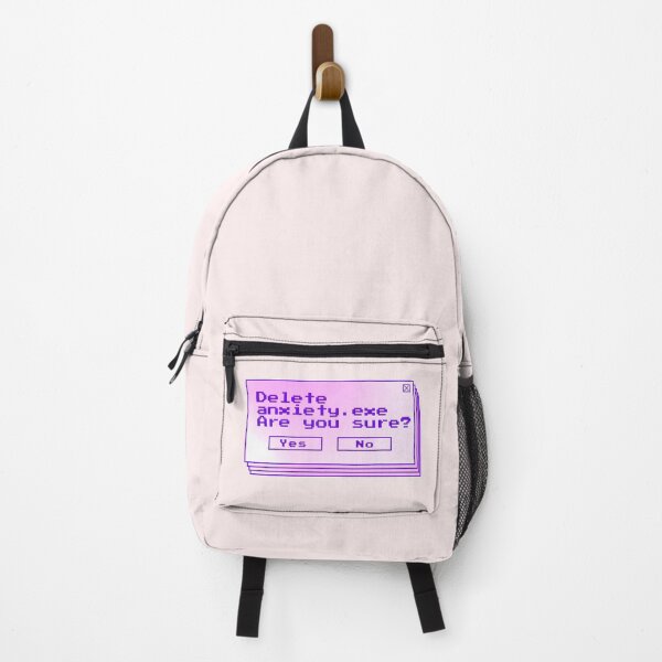 Item preview, Funny Anxiety error message retro pixel art - Humorously Relatable Mental Health Matters design designed and sold by Unitepeople.